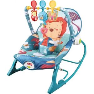 BALANCELLE Balancelle Transat bébé électrique avec Vibrant et Musical Pour 0 à 3 ans bébé,Respirant Et Confortable, BLEU