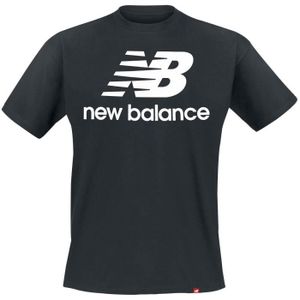 T-SHIRT New Balance T-Shirt Logo Essentials Stacked T-Shirt Manches courtes noir