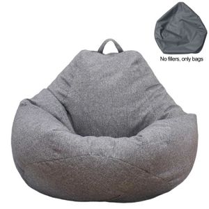 POUF - POIRE SALALIS Grande housse de fauteuil poire Grand pouf housse de chaise canapé couleur Design Simple intérieur paresseux meuble lit)