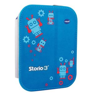 VTech - Storio, Étui à Rabat Bleu pour Tablette, Protection 2 en 1,  Compatible Storio MAX et Storio MAX 2.0, Cadeau Enfant de 3 Ans à 11 Ans -  Contenu