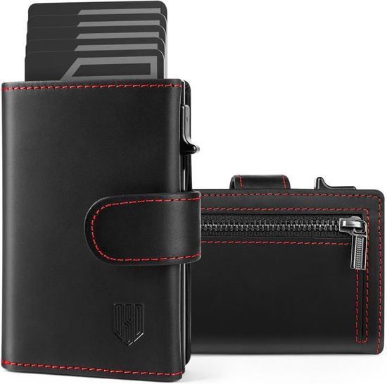 YESIIW Portefeuille Airtag Homme Très Compact Et Grande