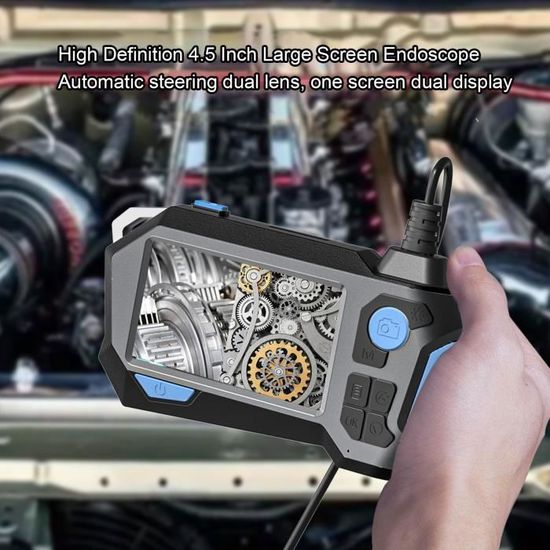 Endoscope Caméra D'inspection - 5 M Flexible, écran 4,3" 1080P, étanche IP67 - Pour Voiture, Plomberie, Murs