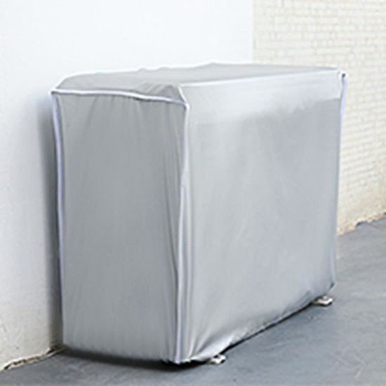 Housse De Protection Pour Climatiseur Extérieur - Feuille Aluminium à Bulles, Aimants, 130x55 Cm