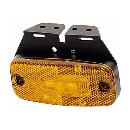 Feu De Gabarit Orange 3 LED - 12V/24V - 85x29 Mm - Pour Camions, Remorques - Lucidity