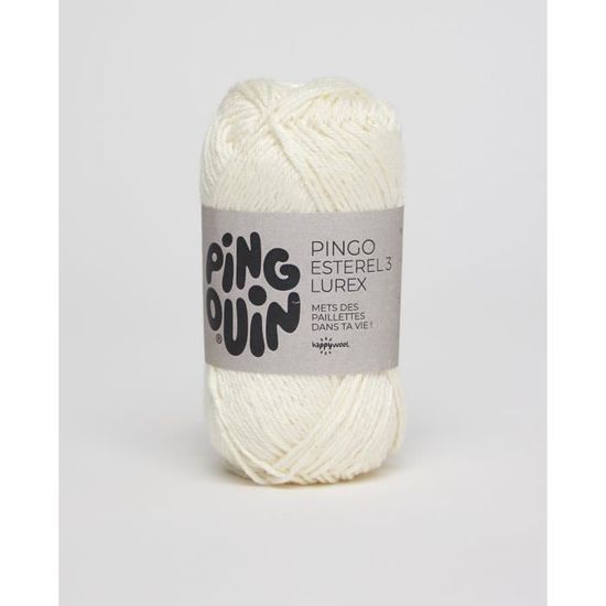 Pingouin Pelote de Laine PINGO ESTEREL 3 LUREX de 50g Laine à