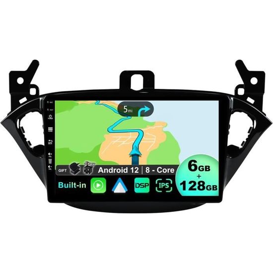 Autoradio Android 15 Pour Renault Clio 4 (2016-2019) - Écran 10.1 Pouces IPS - 6Go RAM + 128Go - CarPlay/Android Auto Sans Fil - DSP, DAB+, GPS, 4G