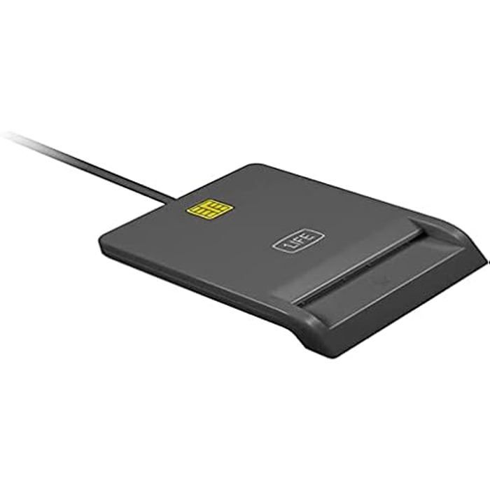 Lecteur de Carte électronique 1LIFE 1IFECRCITIZEN USB 2.0 420 Kbps - vue 1