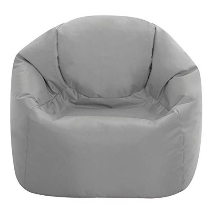 Coffret Multi-Jeux CU4AR Salut-Repos Chaise, Gris, Moyen Gros, intérieur extérieur pour Bean Sacs enfants, Chambre, Salon, Jardin