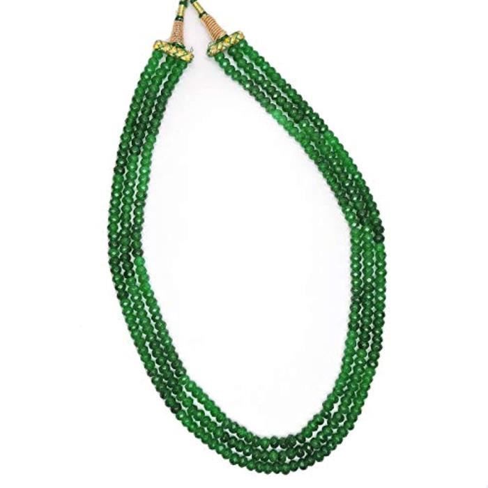 Chaine De Cou Vendue Seule R0SNK BIJOUX QUARTZ COLLIER PERLES SEMI PRECIOUS GEMSTONE POUR FEMMES ET FILLES