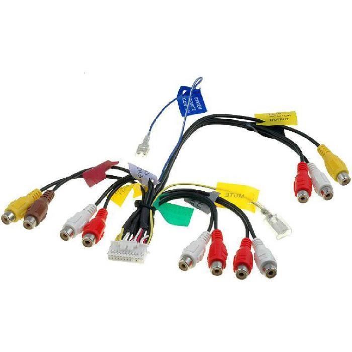 Cable Autoradio Pioneer/ RCA - AVIC-F910BT/ AVIC-D3/ AVIC-F700BT/ AVIC-F900BT