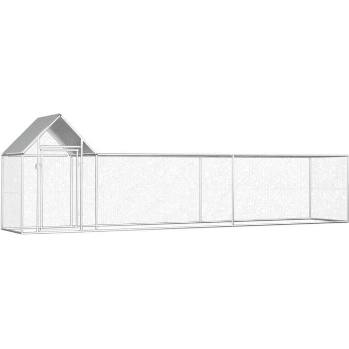 🍓8370Moderne - Poulailler extérieur - Enclos poulailler Contemporain- Parc grillagé Clapier d'extérieur cages pour lapin petits ani