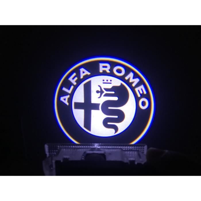 4300 K blanc jaune -Projecteur Laser de Logo de bienvenue, lumière d'ombre de fantôme pour Alfa Romeo 5 147 159 GT giliketta 156