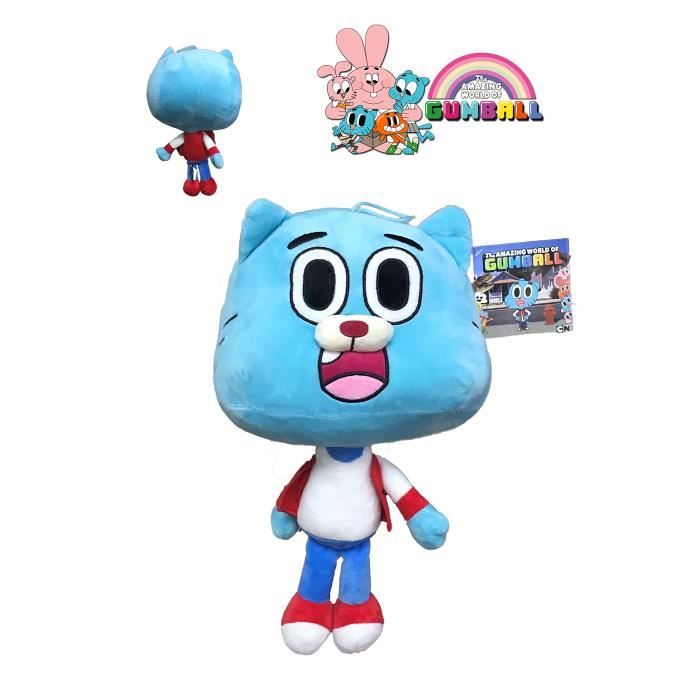 GMBALL Le monde incoyable de Gumball - Peluche Gumball personnage bleu 40cm - Belle Qualité - azul