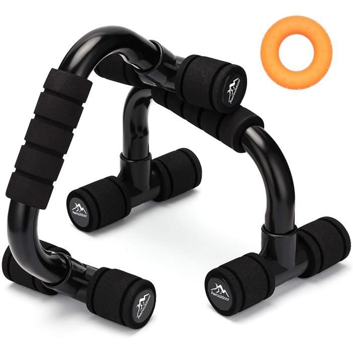 Poignée de Pompe, 60LB Renforceur de Poignée et Poignée de Mousse Antiglissante Push Up Board pour Poignet Alteres Musculation Homme