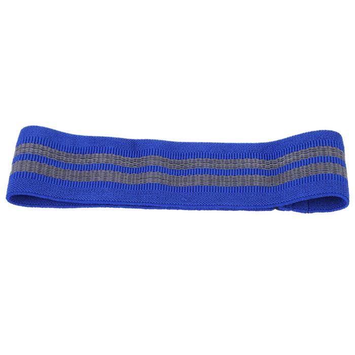 Bandes d'exercice de fessier de hanche de résistance pour l'entraînement des cuisses et des jambes (bleu, L)-CHD