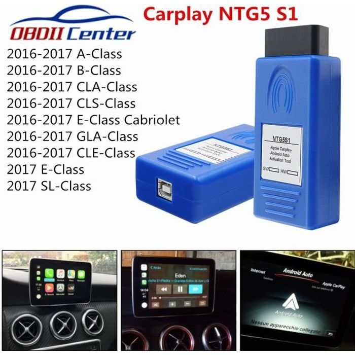 Carplay – NTG5S1 outil d'activation automatique, pour Mercedes Benz NTG5.1, pour iPhone-Android NTG5 S1 activ Carpaly NTG5S1