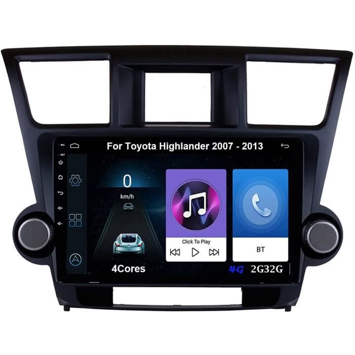 Autoradio 9 Inch Écran Tactile Voiture Multimédia De Navigation GPS Pour Toyota Highlander 2007-2013 Autoradio Voiture Voiture 401
