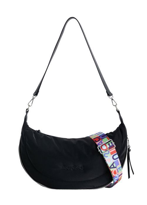 Desigual Bols Happy Bag Kuwait Shoulder Bag Black [163579] -  sac à épaule sacoche
