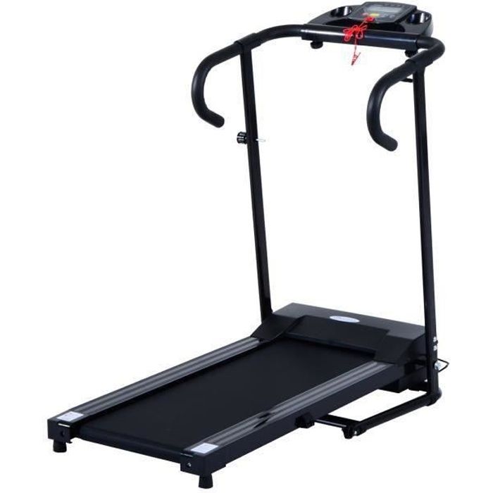 Tapis roulant de course électrique pliable programmable 123 x 62 x 117 cm noir 30