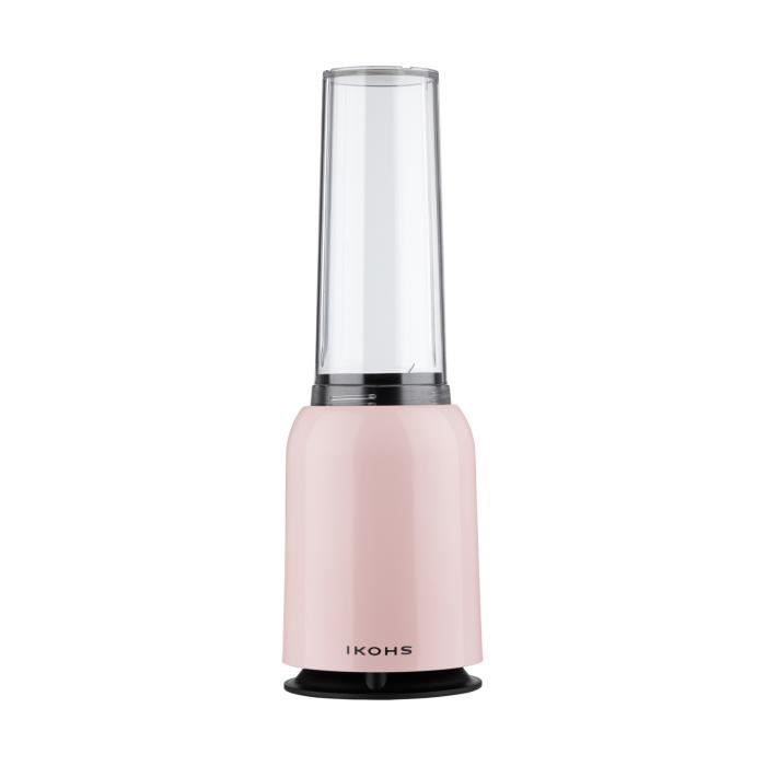 Blender portable IKOHS MOI rose verre portable 400ml Smoothie