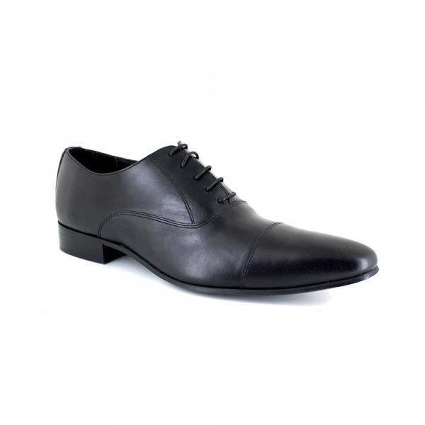 Richelieu J.Bradford Cuir Noir JB-BREMEN - Couleur - Noir