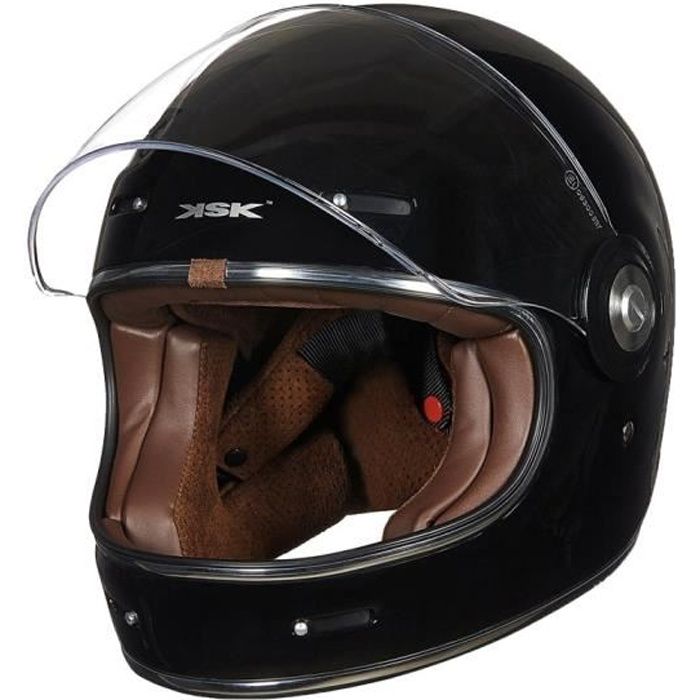 Casque Sixties fibre de verre KSK - Casque fibre intégral - SCOOTEO