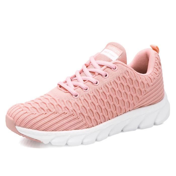 BASKET Femme - simple Baskets Chaussures de course sport et loisir - rose MR™