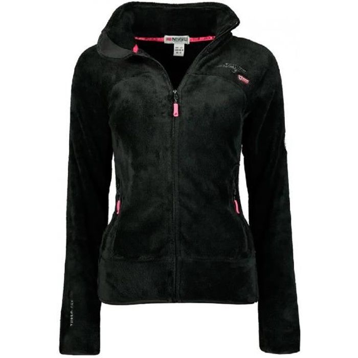 Veste Polaire Noir Femme Geographical Norway Upaline