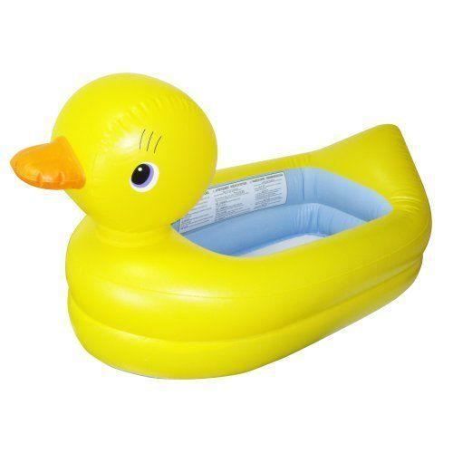 Munchkin Baignoire en forme de canard de sécurité gonflable