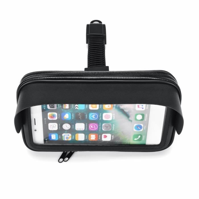 6.3'' Étanche Sac Cas Etui Moto Scooter Support Téléphone GPS Écran Tactile
