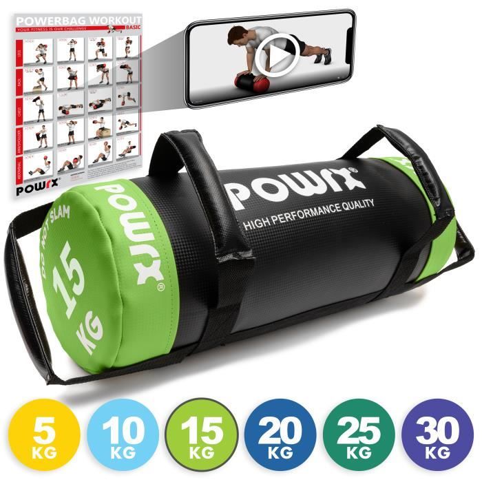 HPQ Power Bag différents poids et couleurs Poids: 15 kg