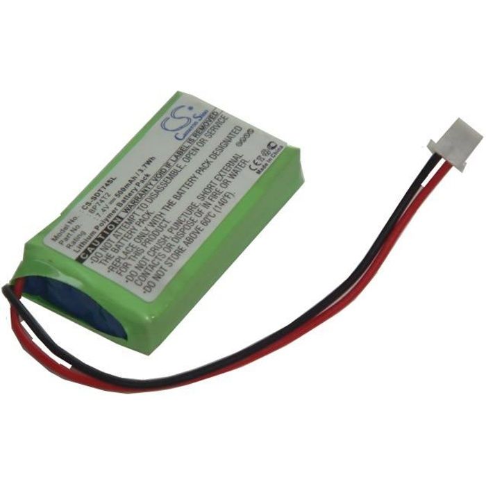 Batterie LI-POLYMER 500mAh 7.4V pour DOGTRA Transmitter 2300NCP, 2302NCP, 3500-NCP Super-X, 3502-NCP Super-X remplaçant BP74T2, …