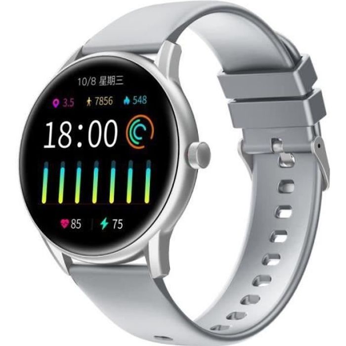 WT33311-Montre Connectée de Femme Homme, Sport Montre étanche IP68,Bracelet Avec Moniteur de Sommeil Rappel Météo Contrôle de Musi