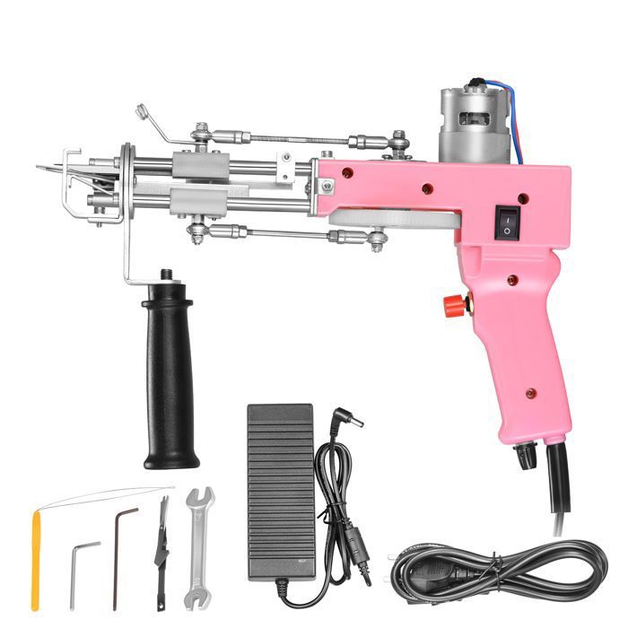 Pistolet à Tufting Aomdom 7-21mm - Machine à Tapis Laine 5-40 Points/seconde, DIY Créatif