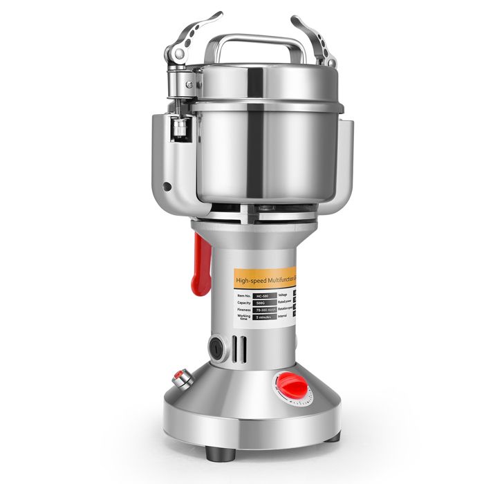 Moulin à Grains Électrique 150 g Grinder Electrique en acier inoxydable moulin cereales à grande vitesse 36000r/min Moteur