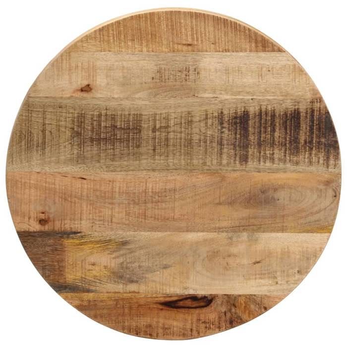 vidaXL Dessus de Table Dessus de Table de Remplacement Dessus de Rechange Salle à Manger Ø 60x15 cm Rond Bois Massif de 370006