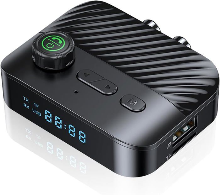 Récepteur Bluetooth 5.0 NEUTYPECHIC - Dual RCA Et 3.5 Mm - Pour Chaîne Hi-fi, Haut-parleurs, Autoradio
