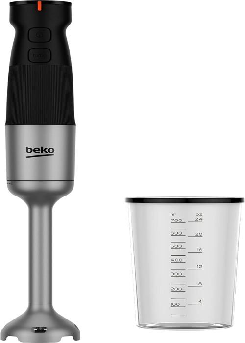 Mixeur Plongeant 1200 W, 6 Vitesses Turbo Avec Bol De Broyage De 800 Ml Et Gobelet De 600 Ml