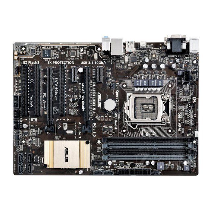 Carte mère ASUS B85 PLUS / USB3.1 Intel B85 LGA 1150 4xDDR3 32GB ATX - Asus