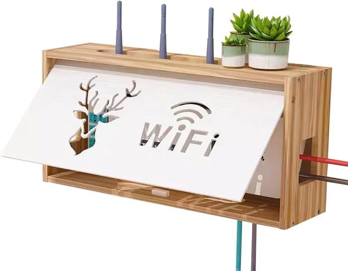 Cache Box, Boîte de Rangement pour Routeur WiFi, Support Box Internet ...