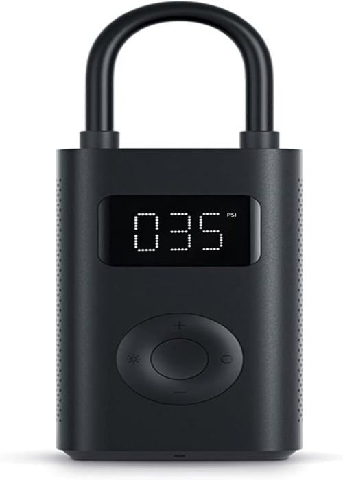 Compresseur Air Portable 150 PSI - Pompe Gonfleur électrique Voiture, Vélo, Ballon - Ecran Numérique, LED, USB-C