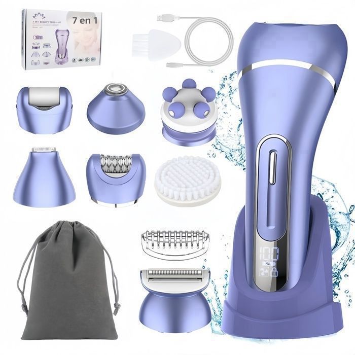 Épilateur Facial Rechargeable Epilwiz - USB, Rose - Système D'épilation Avancé