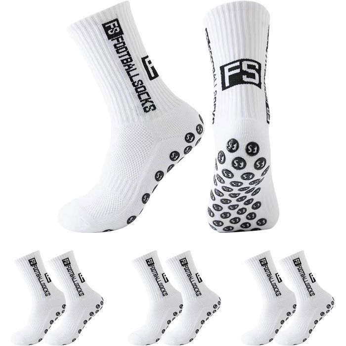 3 Paires Chaussettes Antidérapantes Foot Chaussettes Antidérapantes Homme Chaussettes De Football Antidérapantes Basket-Ball Blanc 3 Paires Chaussettes Antidérapantes Foot Chaussettes Antidérapantes Homme Chaussettes De Football Antidérapantes Basket-Ball Blanc