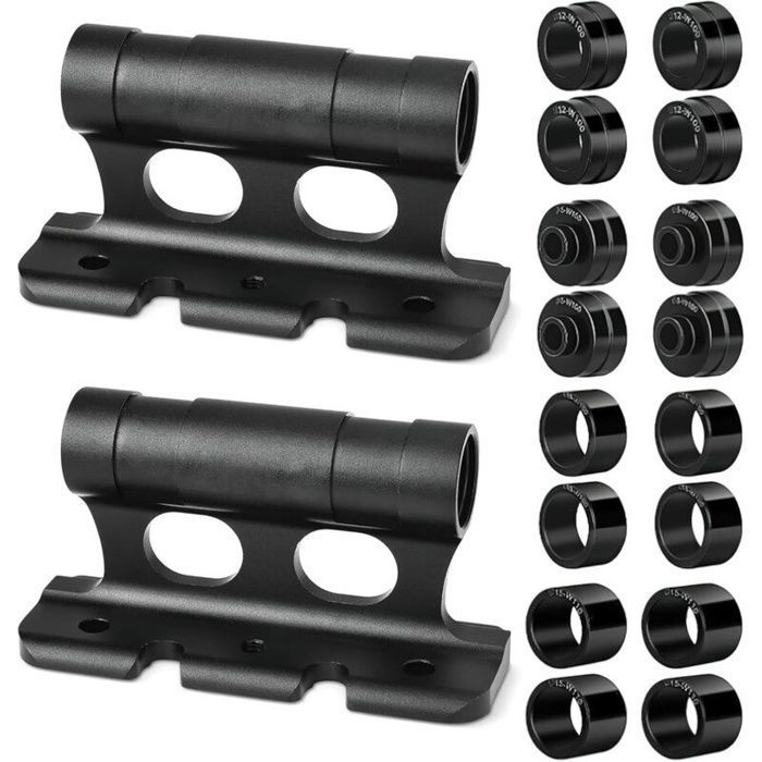 Lot de 2 supports de fourche de vlo en alliage daluminium pour voiture vlo porte-fourche dgagement rapide YYV