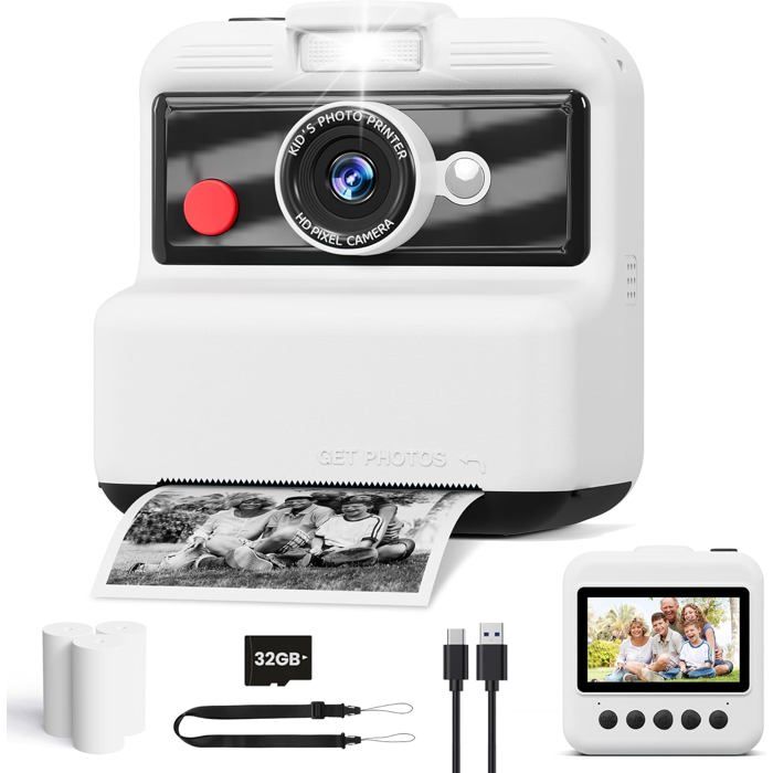 Appareil Photo Instantané Enfant HNCY – 48MP, Vidéo 1080p, écran 2.4