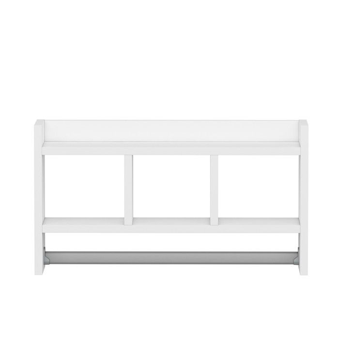 Étagère murale en bois Asya - 63 x 14 x 35 cm - Blanc