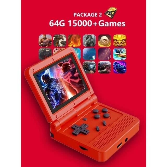Console R36MAX 18 000 Jeux Console Jeu Portable R36MAX - 18000 Jeux - Écran 4" IPS Console Linux émulateurs