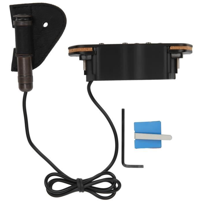 Couvre-rosace Réglable Pour Guitare Acoustique/électrique - Diamètre 110 Mm, Pour Trou De 100 Mm - Contrôle Volume 360°, Protection Caoutchouc