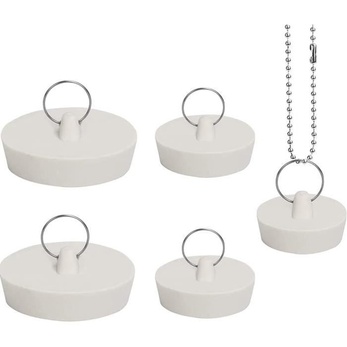 Mess Stopper™ Kit De Bouchons Et Bouchons En Caoutchouc Universels Pour Huile - 4 Tailles Moyennes - Rond