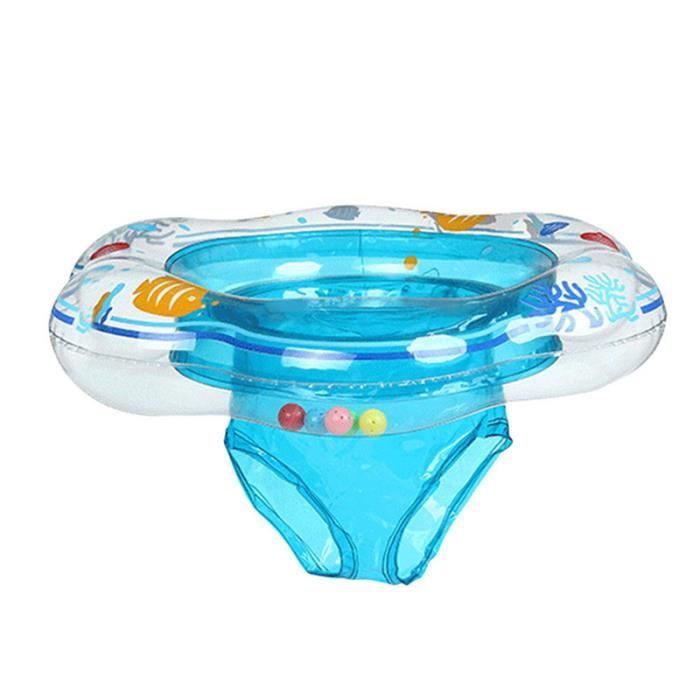 Bouée Bébé Avec Siège Intégré - Anneau De Natation Gonflable PVC Pour Enfant, Jouet Piscine Sécurisé - 8